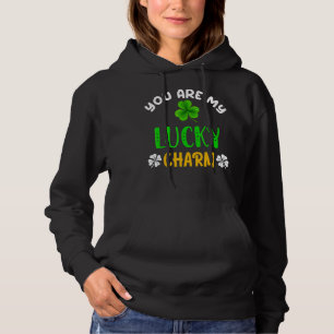 Lucky St Patricks Day Couple  You Are My Lucky Cha Hoodie