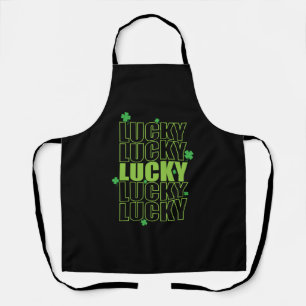 Lucky St. Patricks Day custom Apron