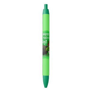 Lucky St. Patrick's Day Dog Black Ink Pen