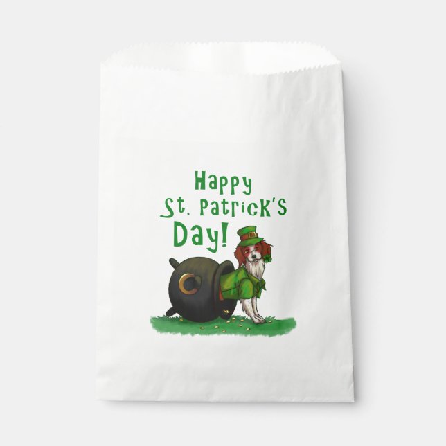 Lucky St. Patrick's Day Dog Favour Bag (Front)