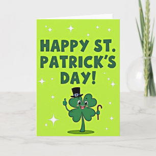 Lucky St Patricks Day Fun Card