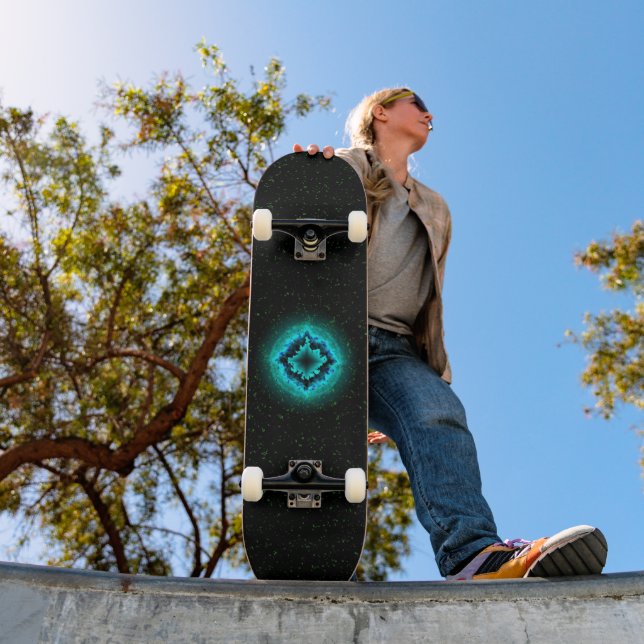 Lucky Star and Asterisk Skateboard (Outdoor 1)