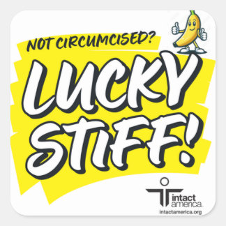 Lucky Stiff — Sticker — Yellow