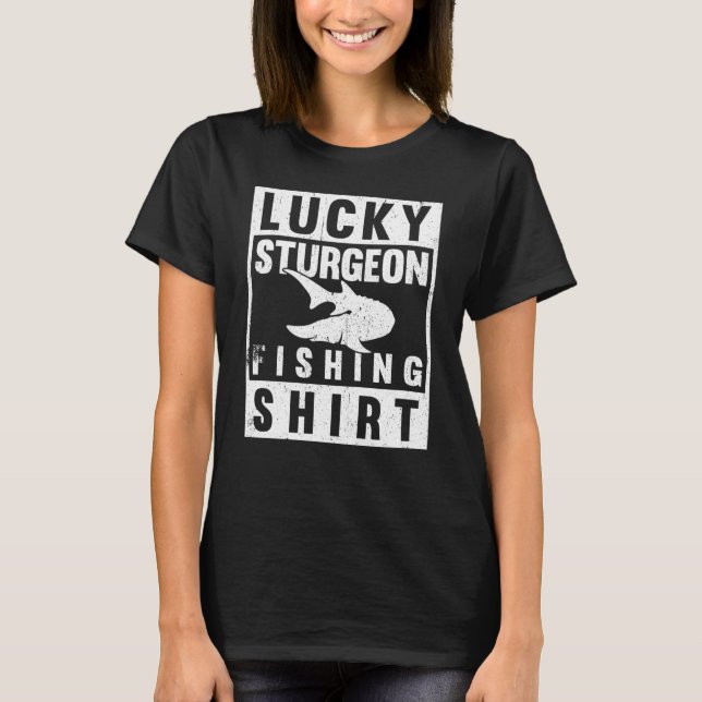 Lucky Sturgeon Fishing Shirt (Front)