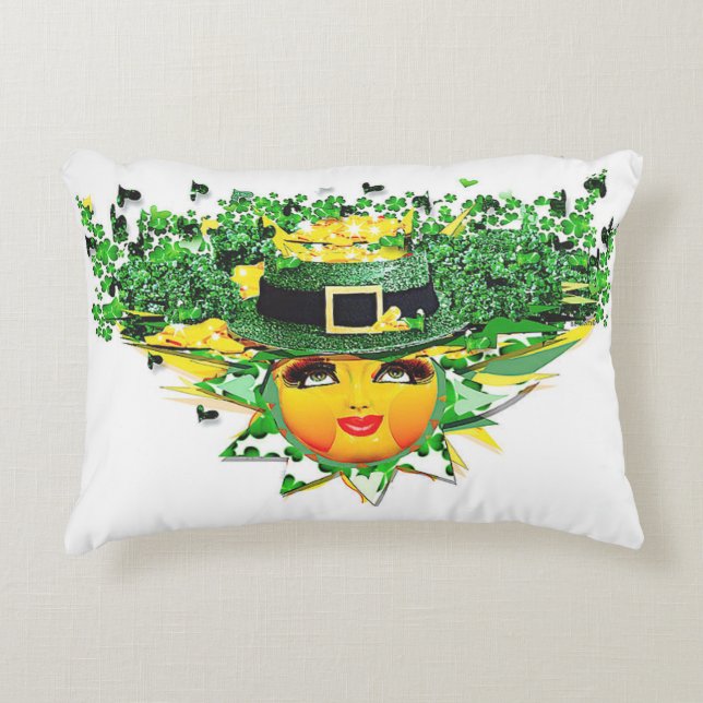 LUCKY SUN! DECORATIVE CUSHION (Front)