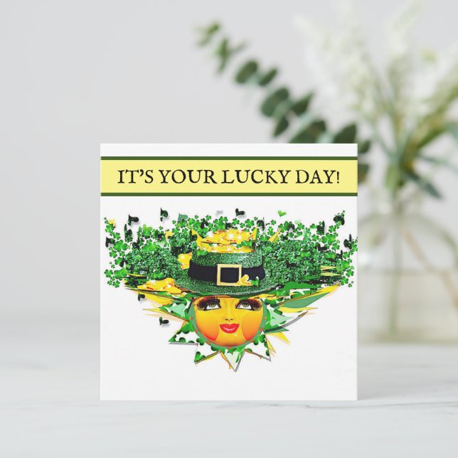 LUCKY SUN! INVITATION (Standing Front)