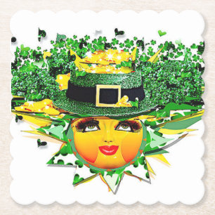 LUCKY SUN! PAPER COASTER