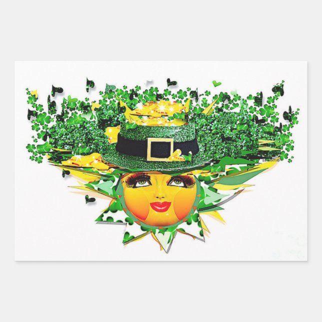 LUCKY SUN! WRAPPING PAPER SHEET (Front 2)
