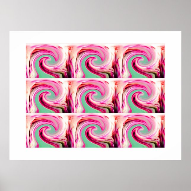 Lucky swirls poster (Front)