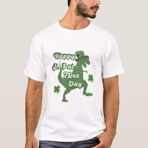 Lucky T-Rex st Patricks Shirt – Funny Dinosaur Tee
