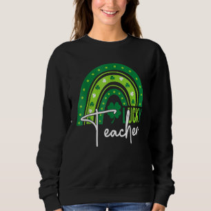 Lucky Teacher Rainbow Tee For Teacher St Patrick's