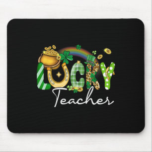 Lucky Teacher St Patricks Day Family Matching Sham Mouse Pad