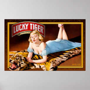 Lucky Tiger Poster