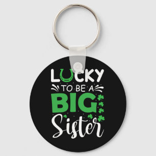 Lucky To Be A Big Sister Pregnancy Announcement Pa Key Ring