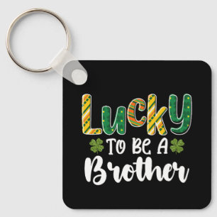 Lucky To Be A Brother Family St Patrick's Day Key Ring