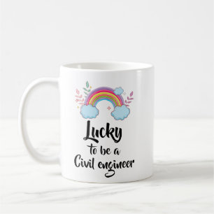 Lucky To Be A Civil engineer Mug