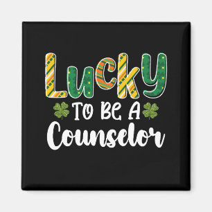 Lucky To Be A Counsellor School St Patrick's Day Magnet
