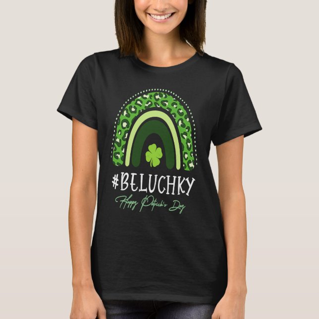 Lucky To Be A Kindergarten Teacher  St Patrick Day T-Shirt (Front)