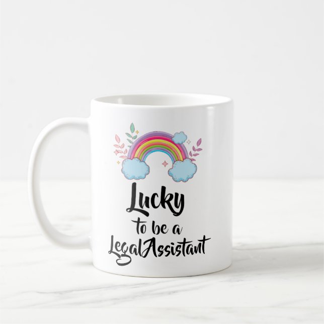 Lucky To Be A Legal Assistant Mug (Left)