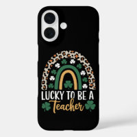 Lucky To Be A Teacher Rainbow St Patrick's Day