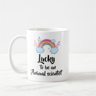 Lucky To Be An Animal scientist Mug