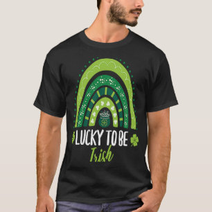 Lucky To Be Irish Saint Patrick's Day Ireland Gree T-Shirt