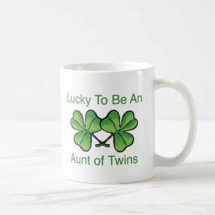 Lucky To Be Twin Aunt Coffee Mug