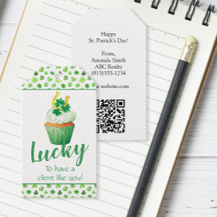 Lucky to Have a Client Like You St Patrick Day Gift Tags