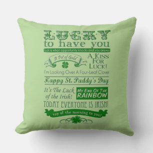 Lucky To Have You Cushion