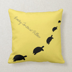 Lucky Tortoise Throw Pillow / Cushion