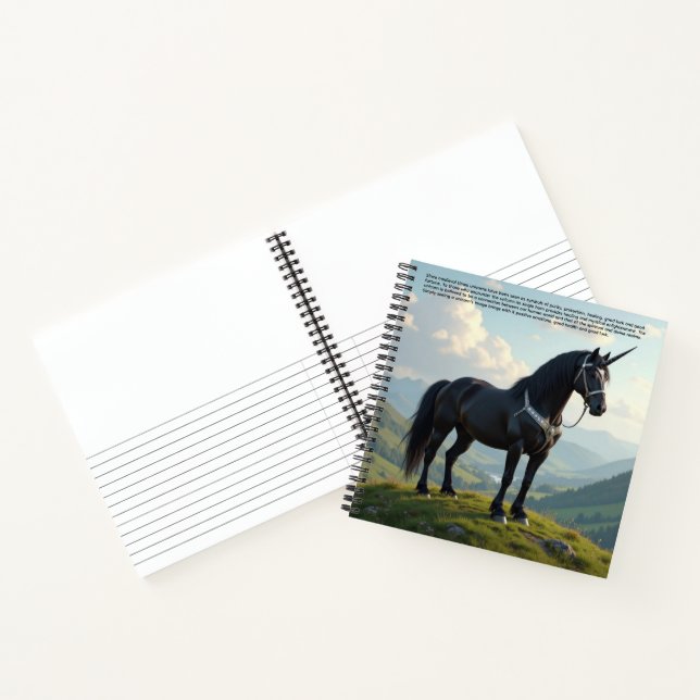 Lucky Unicorn Notebook (Inside)