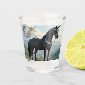 Lucky Unicorn Shot Glass
