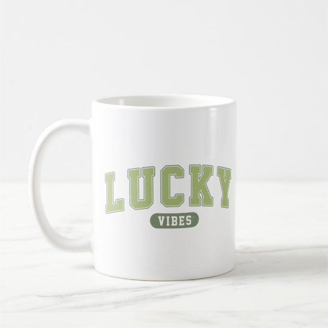 Lucky Vibes Coffee Mug (Left)