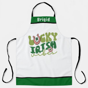 Lucky Vibes: Personalised Irish Apron Magic 🍀