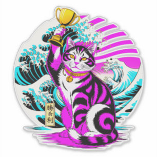 Lucky Victory Cat - Japanese Good Luck Charm