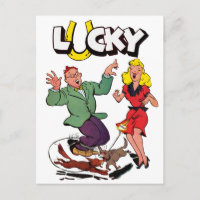 Lucky - Vintage Comic Book Cover