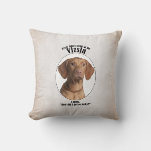 Lucky Vizsla Cushion