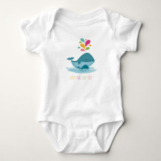 Lucky We Live Maui! Humpback Whale and baby Bodysuit