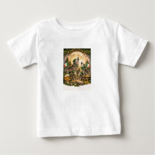 Lucky Wolf Pack – St. Patrick’s Day Family Howling Baby T-Shirt