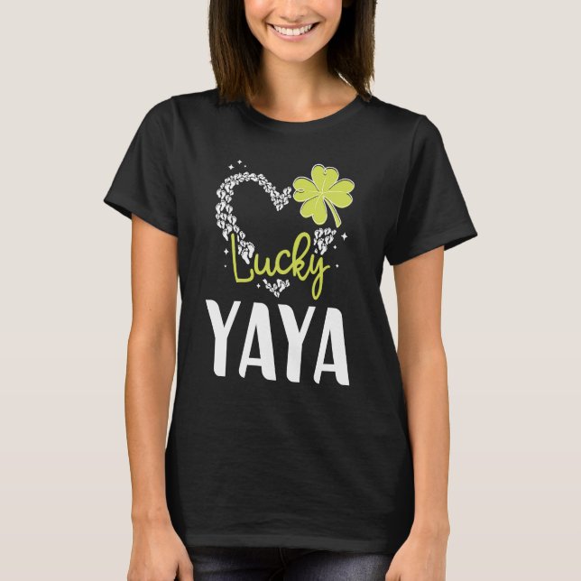 Lucky Yaya  St Patricks Day  womens T-Shirt (Front)
