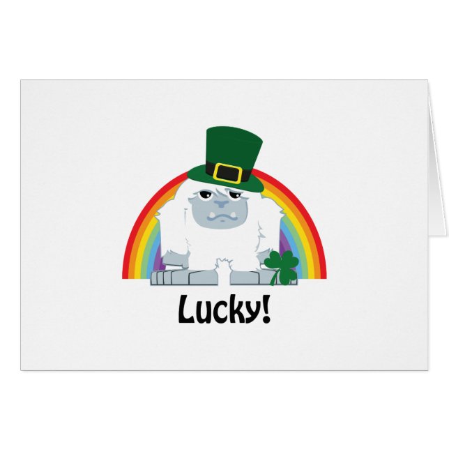 Lucky Yeti Leprechaun (Front Horizontal)