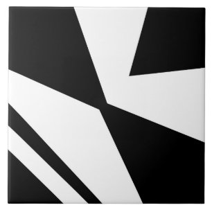 Lucuo Black Mediterranean Modern Ceramic Tile