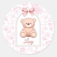 Lucy | Custom Pink Teddy Bear Nursery Design