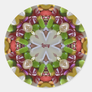 LUCY ~ EASTER CANDY ~ Classic Round Sticker