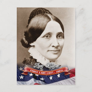 Lucy Hayes, First Lady of the U.S. Postcard