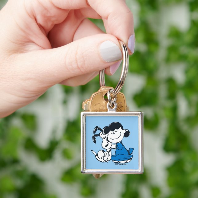 Lucy Hugging Snoopy Key Ring (Hand)