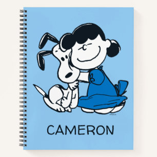 Lucy Hugging Snoopy Notebook