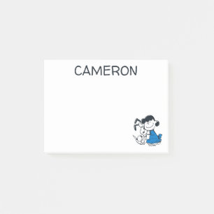 Lucy Hugging Snoopy Post-it Notes