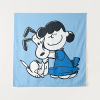 Lucy Hugging Snoopy