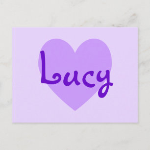 Lucy in Purple Postcard
